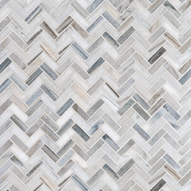 What is a herringbone design?