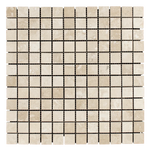 Ivory Travertine 1x1 Honed Mosaic Tile - TILE & MOSAIC DEPOT