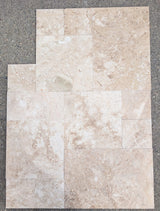 Cappucino Marble Polished Versailles Pattern Tile (CLOSEOUT) (CLEARANCE) - TILE & MOSAIC DEPOT