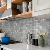 Aurora Grey Mosaic Ceramic Tile - TILE & MOSAIC DEPOT