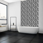 Geometro Barcode Crypto Recycled Glass Mosaic Tile - TILE & MOSAIC DEPOT