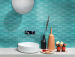 GALAXY AQUA Glass Mosaic Tile - TILE & MOSAIC DEPOT