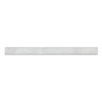 white carrara quarter round