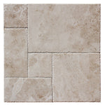 Cappucino Marble 24x24 Brushed and Chiseled Tile - TILE & MOSAIC DEPOT