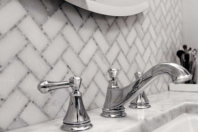 Dc Metro Georgetown Thassos White/ Bianco Carrara Mosaic Tile - TILE & MOSAIC DEPOT