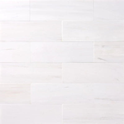 Bianco Dolomite Marble 2x8 Polished Tile - TILE & MOSAIC DEPOT