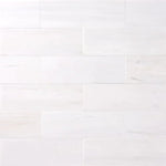 Bianco Dolomite Marble 2x8 Honed Tile - TILE & MOSAIC DEPOT