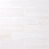 Bianco Dolomite Marble 2x8 Honed Tile - TILE & MOSAIC DEPOT