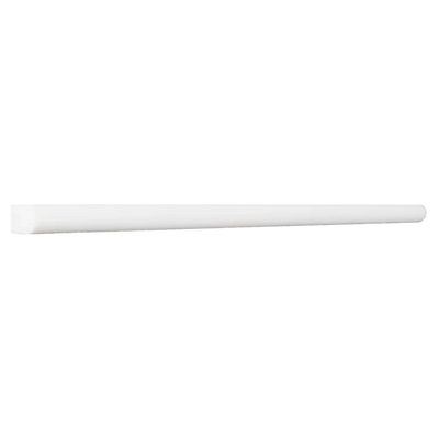 Bianco Dolomite Marble Polished 1/2×12 Pencil Liner - TILE & MOSAIC DEPOT