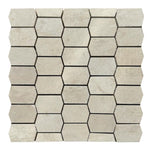 Crema Europa Limestone Hive Honed Mosaic Tile