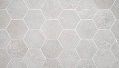 Unicom Evostone Mist Hexagon Ceramic Mosaic Tile - TILE & MOSAIC DEPOT