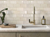 Field Tile Crema 3x6 Beveled Crema Marfil Polished Tile - TILE & MOSAIC DEPOT