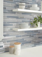 ICELAND REYKJAVIK STICKS Glass Mosaic Tile - TILE & MOSAIC DEPOT