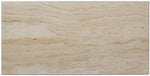 Ivory Travertine 18x36 Unfilled Honed Vein Cut Tile - TILE & MOSAIC DEPOT