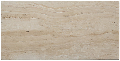 Ivory Travertine 18x36 Unfilled Honed Vein Cut Tile - TILE & MOSAIC DEPOT