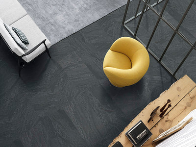 JUMANJI BLACK 12X25 Porcelain Tile - TILE & MOSAIC DEPOT