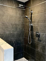 JUMANJI  BLACK TEXTURES DECO Porcelain Tile - TILE & MOSAIC DEPOT