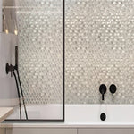 ALASKA GLACIER STONE glass, Bianco Carrara Mosaic Tile - TILE & MOSAIC DEPOT