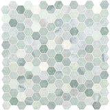 Ming Green Marble 2x2 Hexagon Mosaic Tile