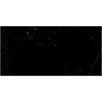 Nero Marquina Marble 12x24 Polished Tile - TILE & MOSAIC DEPOT