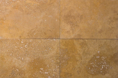 Noce Travertine 12x24 Commercial Grade Filled Honed Straight Edge Tile (Clearance) - TILE & MOSAIC DEPOT