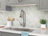 OREGON WHITE WOOD HEX Porcelain Mosaic Tile - TILE & MOSAIC DEPOT