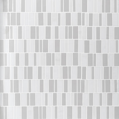 Geometro Barcode Puzzle Recycled Glass Mosaic Tile - TILE & MOSAIC DEPOT