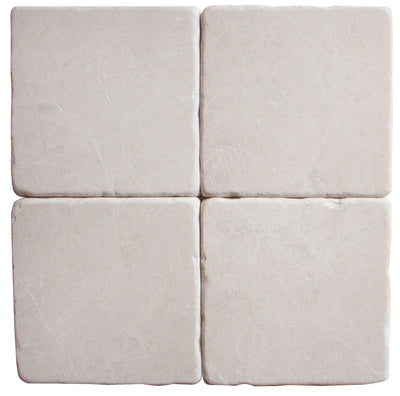 Botticino Marble 6X6 Tumbled Tile - TILE & MOSAIC DEPOT