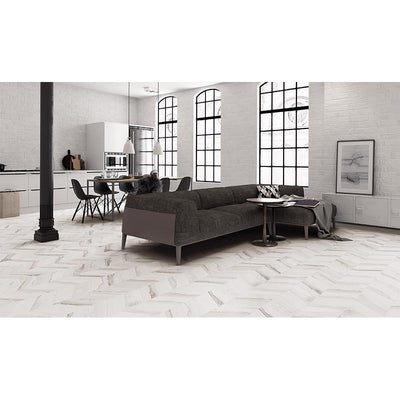 URBANA  BRICK BLANCO Porcelain Tile - TILE & MOSAIC DEPOT