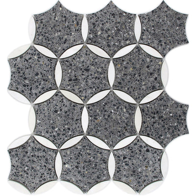 Aquileia Terrazzo Dolomite Limestone Mosaic Tile - TILE & MOSAIC DEPOT