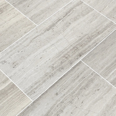 Haisa Light (White Oak) Marble 18x36 Honed Tile - TILE & MOSAIC DEPOT