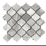 Atlantic Gray Marble Lantern Mosaic (3") Honed Marble Mosaic Tile - TILE & MOSAIC DEPOT