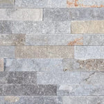 Coral Blue Nile Quartzite 6x24 Split Face Stacked Stone Ledger Panel - TILE & MOSAIC DEPOT