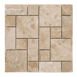 Cappuccino Marble Mini Pattern (Square) Polished Mosaic Tile - TILE & MOSAIC DEPOT