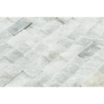 Bianco Caldo Mugla White 2x4 Split Face Mosaic Tile - TILE & MOSAIC DEPOT