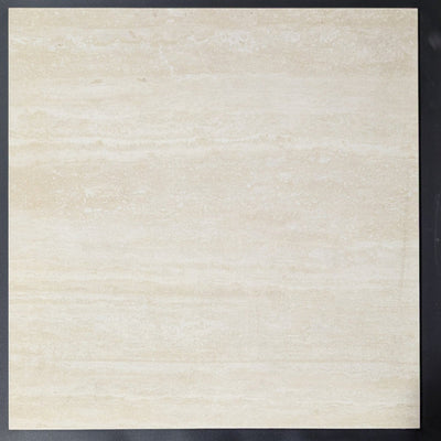 24x24 Caeser Moon Cream Polished Porcelain Tile (CLEARANCE) - TILE & MOSAIC DEPOT