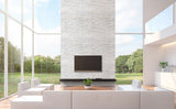 Cosmic White 6x24 Stacked Stone Ledger Panel