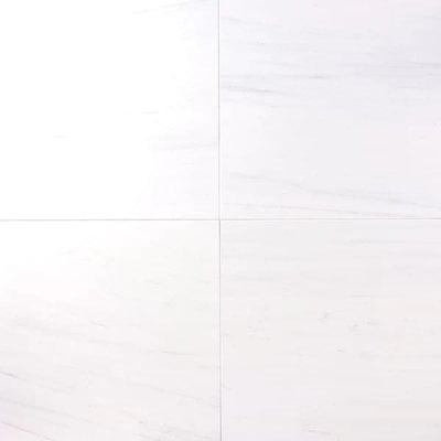 Bianco Dolomite Marble 18x18 Polished Tile - TILE & MOSAIC DEPOT