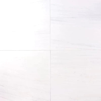 Bianco Dolomite Marble 18x18 Polished Tile - TILE & MOSAIC DEPOT