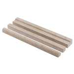 Gascoigne Beige Limestone 1/2x12 Honed Pencil Liner - TILE & MOSAIC DEPOT