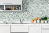 Ming Green Marble 2x2 Hexagon Mosaic Tile - TILE & MOSAIC DEPOT