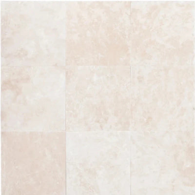 Ivory Travertine 24x24 Filled and Honed Tile - TILE & MOSAIC DEPOT