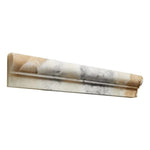 2x12 Latravonya Travertine Honed Single Step Chair Rail Trim - TILE & MOSAIC DEPOT