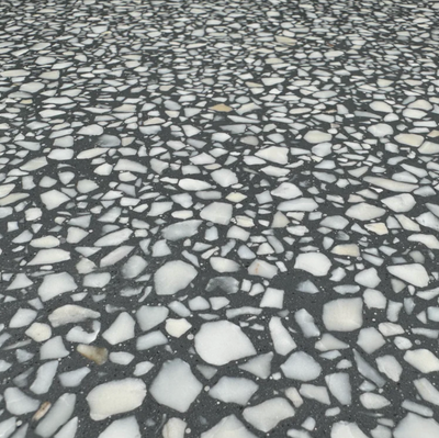 light grey terrazzo