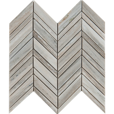 Palissandro Marble Chevron Polished Mosaic Tile - TILE & MOSAIC DEPOT