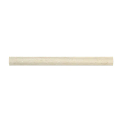 Crema Marfil Marble 1x12 Polished Quarter Round Trim - TILE & MOSAIC DEPOT