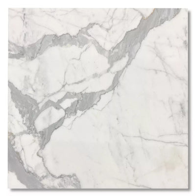 Statuario Marble 24x24 Polished Tile - TILE & MOSAIC DEPOT