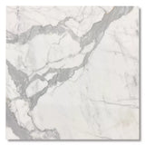 Statuario Marble 24x24 Honed Tile - TILE & MOSAIC DEPOT