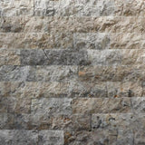 Silver Travertine 4xFree Length Split Face - TILE & MOSAIC DEPOT