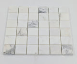 2x2 Statuario Marble Mosaic Tile Polished (Clearance) - TILE & MOSAIC DEPOT